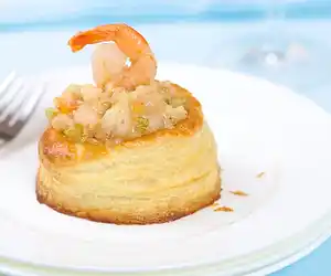 Creamed Shrimp Filling (for Vol-au-Vent or Bouchées)