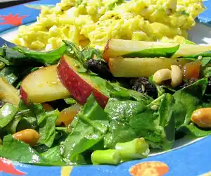 Curried Spinach Salad