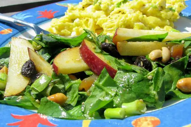 Curried Spinach Salad