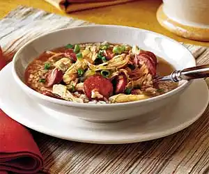 Mom’s Cheater Gumbo  (Easy to make, delicious to eat!!!)