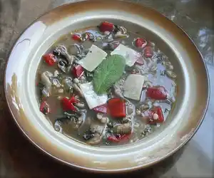 Sage Barley Mushroom Soup