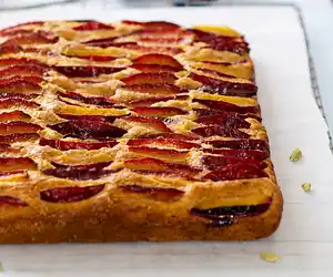 German Plum Cake (Healthier Version)