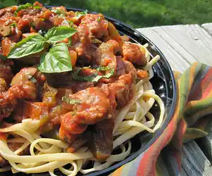 Sausage Cacciatore