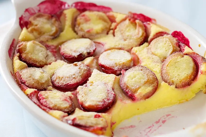 Decadent Plum Clafoutis