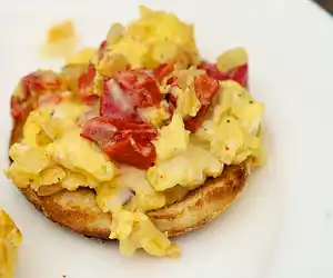 Roasted Red Pepper & Egg McMuffins for Two