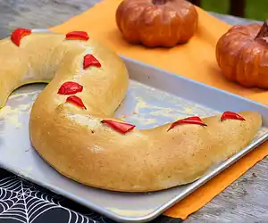 Halloween Spooky Calzone Snake