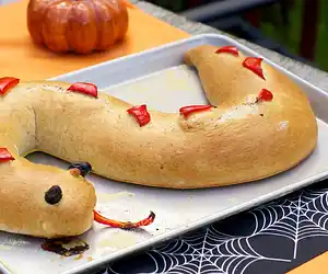 Halloween Spooky Calzone Snake
