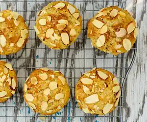 Whole Wheat Lemony Ricotta Muffins