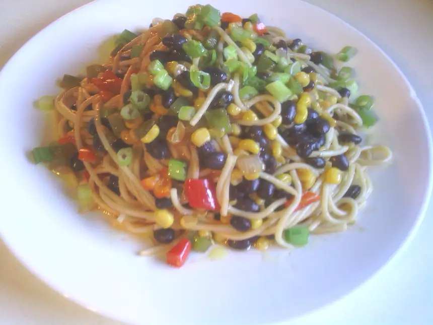 Vegan Rancheros Spaghetti