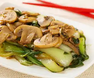 Bok Choy & Mushroom Stir-Fry