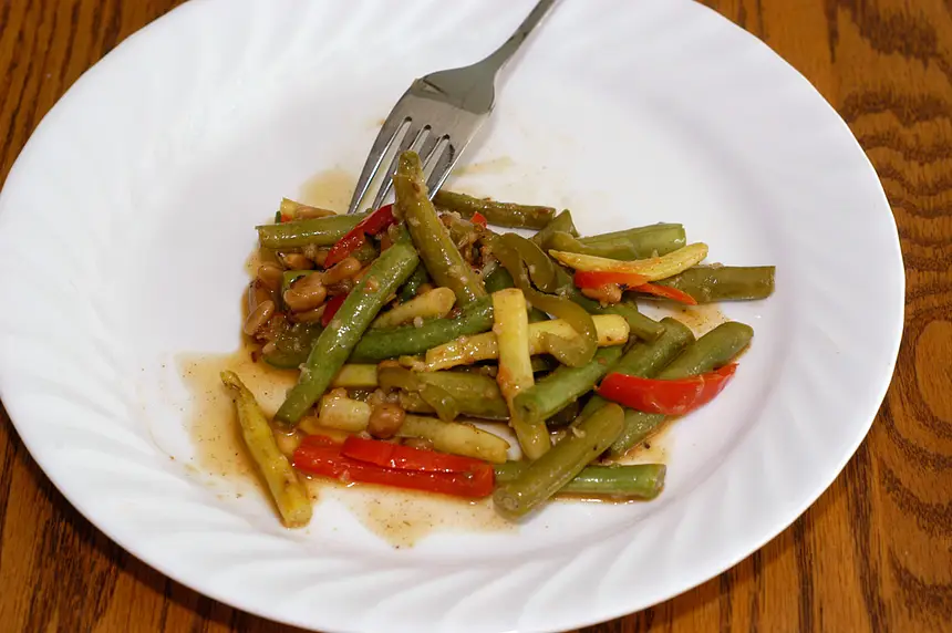 Balsamic Green Beans & Pepper