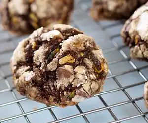 Double Chocolate Zucchini Walnut Cookies