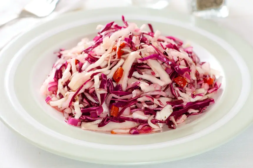 Marvellous Marinated Coleslaw
