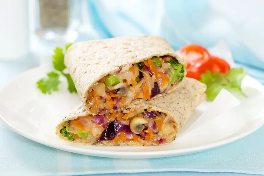 Hearty Garden Wraps