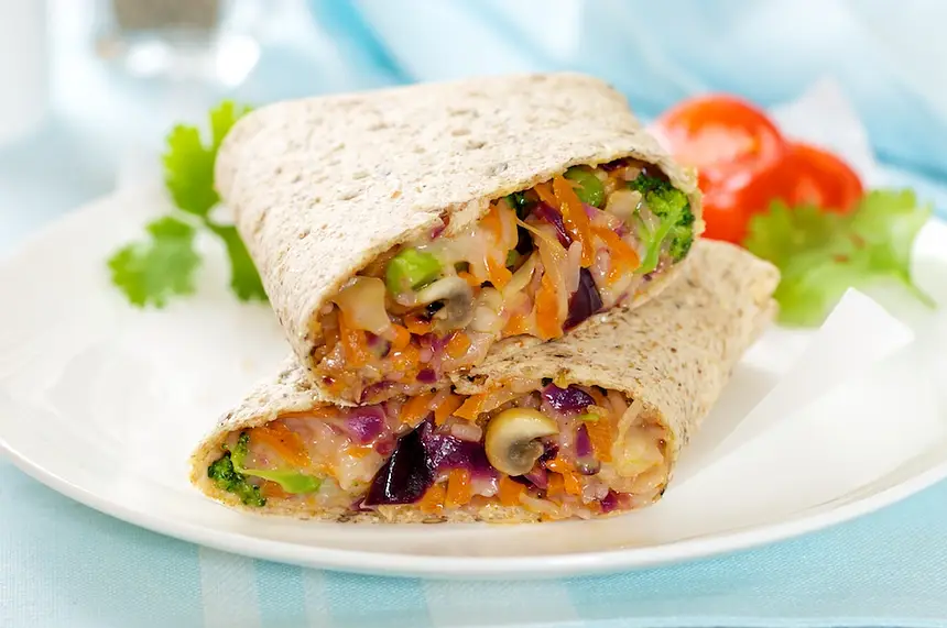 Hearty Garden Wraps