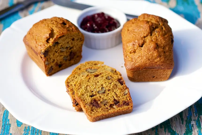 Chocolate Chip Pumpkin Bread 