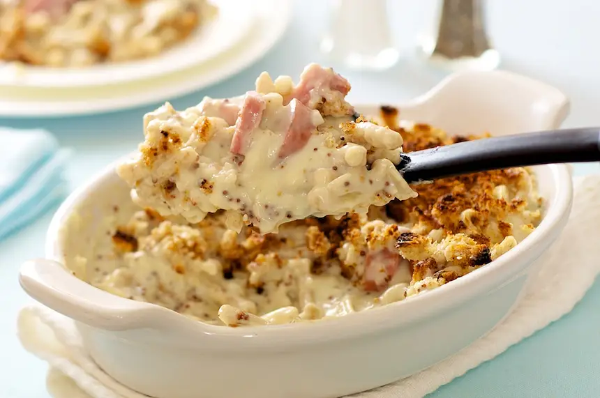 Kielbasa-Mustard Macaroni & Cheese