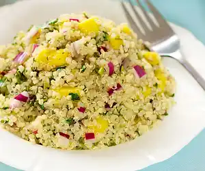 Mango, Jalapeno & Basil Quinoa Salad