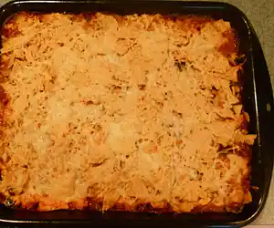 Saucy Mexican Chicken & Black Bean Casserole