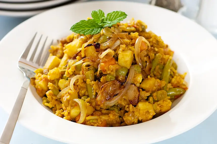 South African Vegetable Biryani