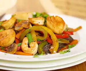 Shrimp & Sea Scallop Stir-Fry