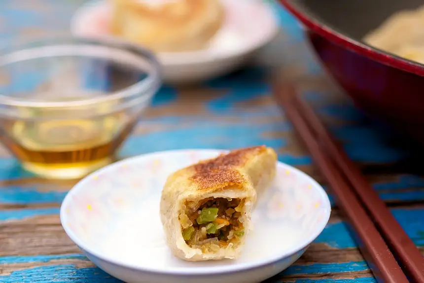 Shiitake, Bell Pepper & Vermicelli Potstickers