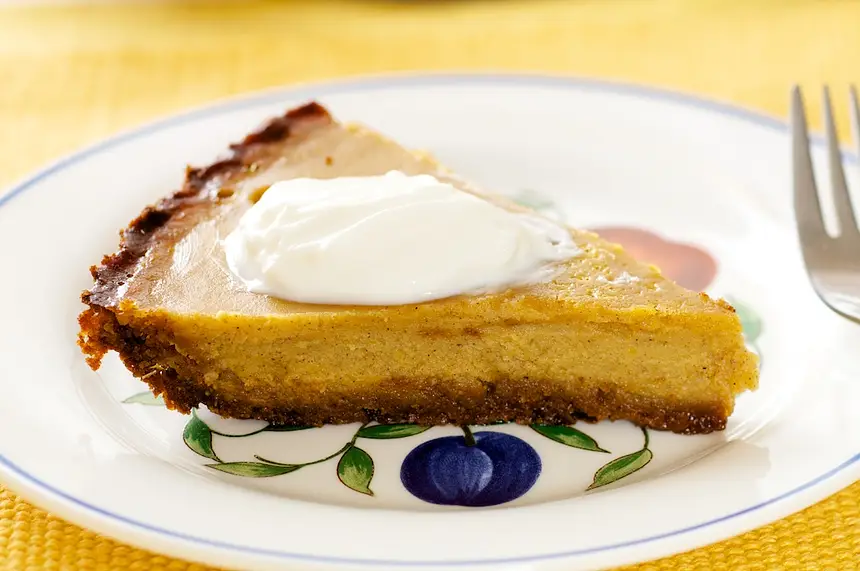 Creme Fraiche Pumpkin Pie