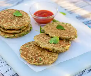 Sweet Potato & Pea Fritters 