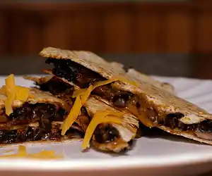 Barbecue Portobello Quesadillas