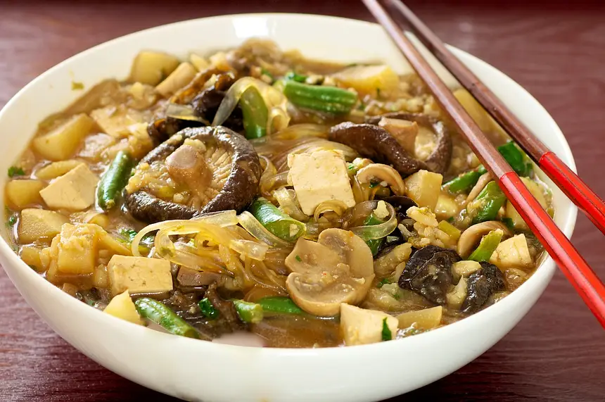 Shiitake, Green Bean & Potato Miso Stew