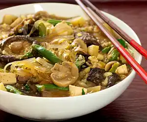 Shiitake, Green Bean & Potato Miso Stew