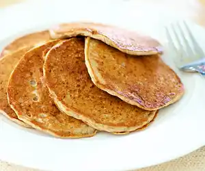 Banana Buttermilk Buckwheat Pancakes