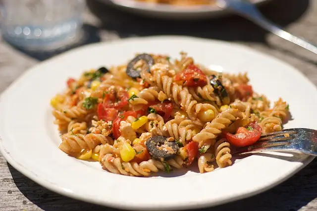 Cherry Tomato Feta Pasta Salad