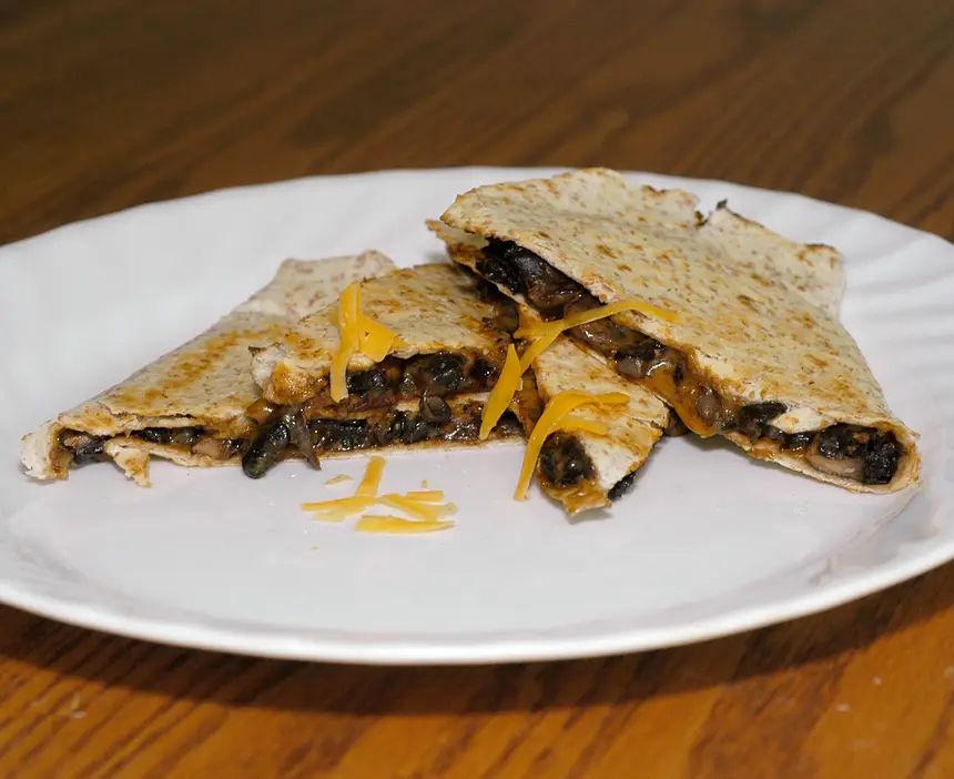 Barbecue Portobello Quesadillas