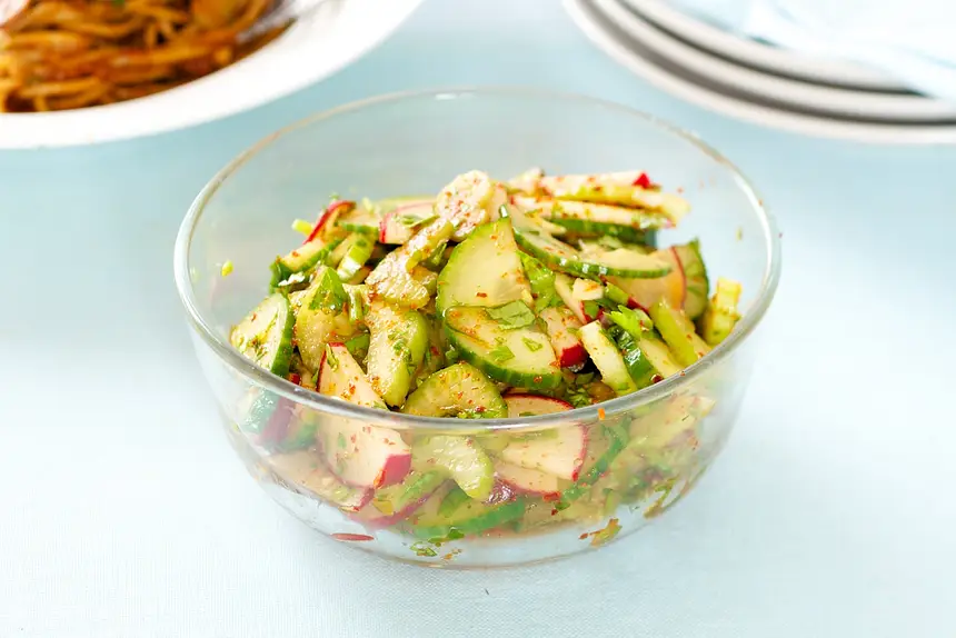 Korean Cucumber & Radish Salad 