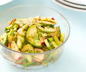 Korean Cucumber & Radish Salad 