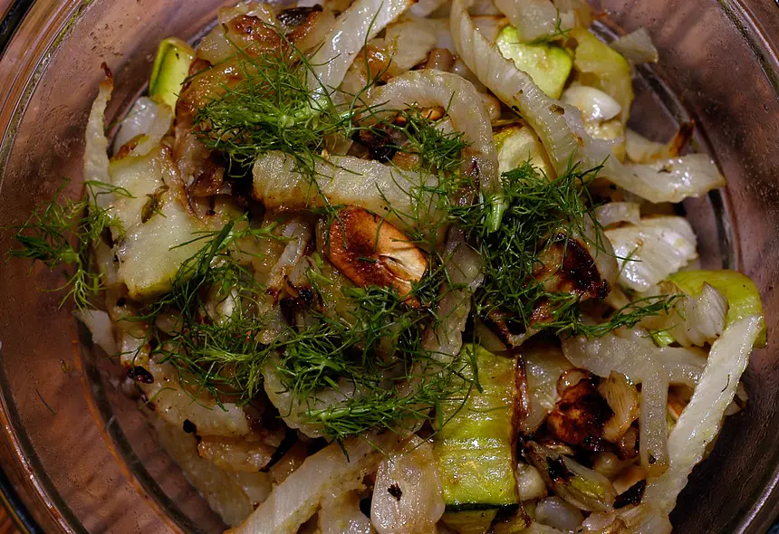 Roasted Squash & Fennel with Thyme