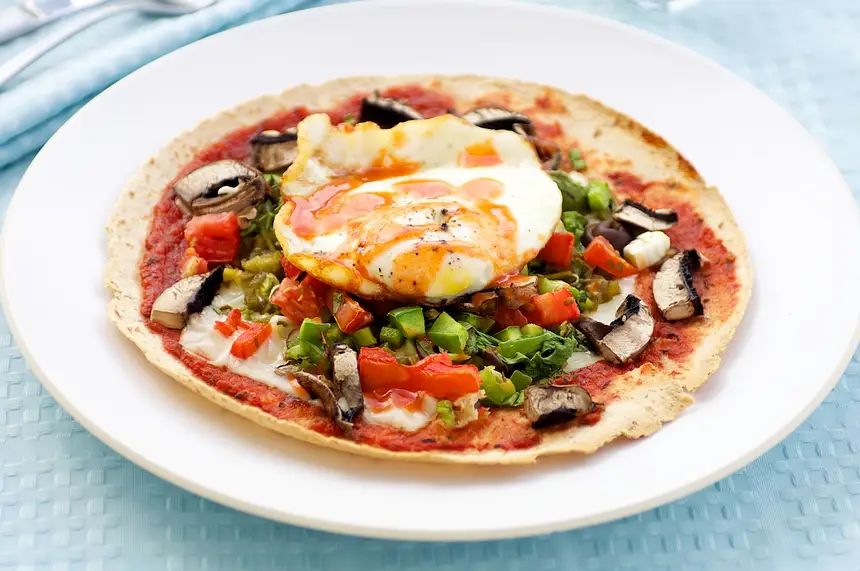 Breakfast Mexican Pizza