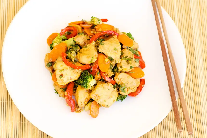 Quick Broccoli & Chicken Stir-Fry