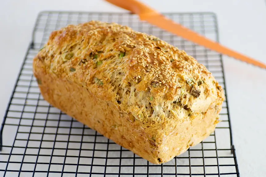 Quick Onion Cheese Bread