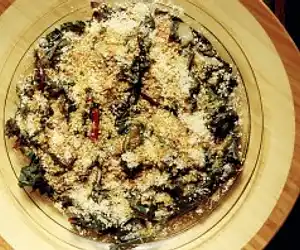 Swiss Chard ala Sesame Seeds & Flax Oil