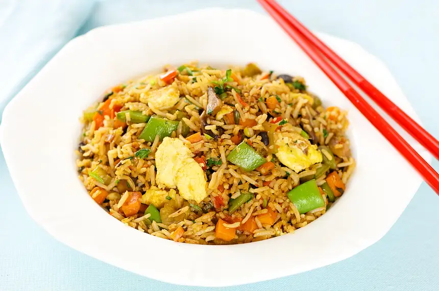 Sugar Snap Pea & Scrambled Eggs Fried Rice