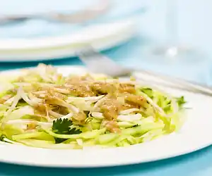 Cabbage Cucumber Salad with Tamarind Dressing