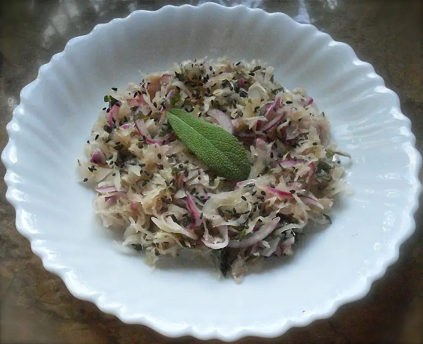 Sour Cabbage Salad