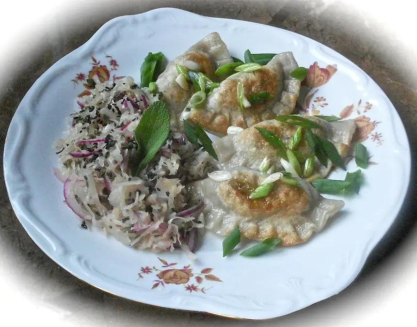 Pierogi with Veal Lung & Lentils Filling