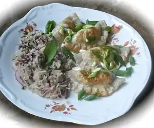 Pierogi with Veal Lung & Lentils Filling
