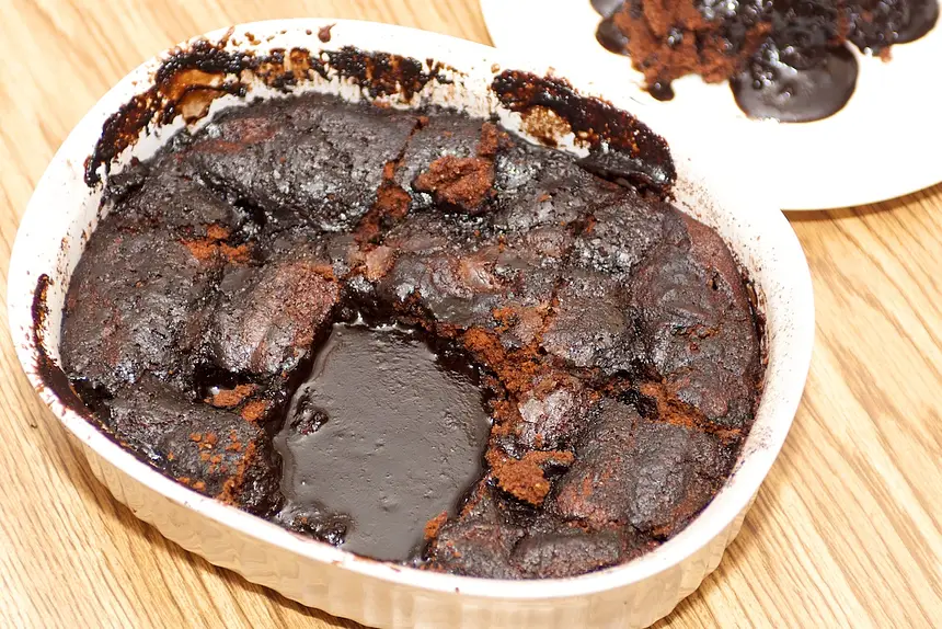 Denver Chocolate Pudding Cake (Healthier Version)