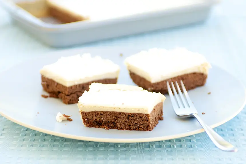 Kahlua Cheesecake Bars (Healthier Version)