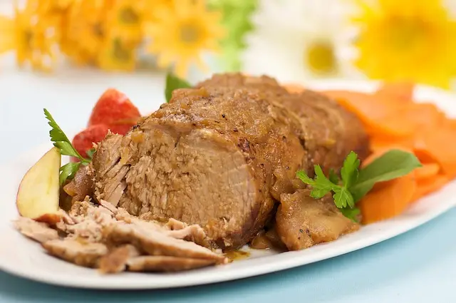 Apple-Glazed Roast Pork- Crockpot
