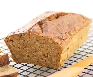 Banana Oats & Walnut Bread